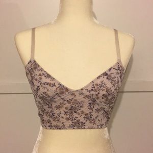 FREE PEOPLE floral bralette